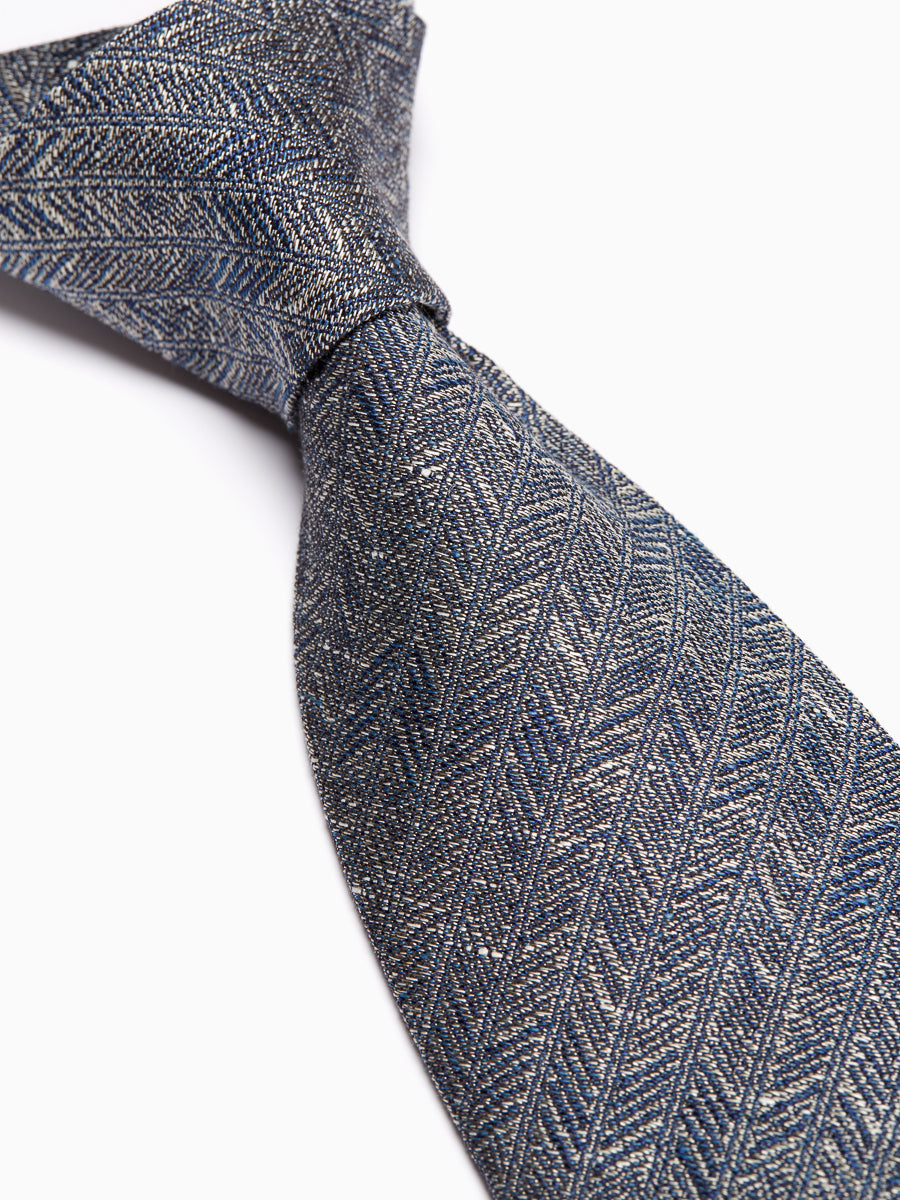 Navy Halton Silk Tie