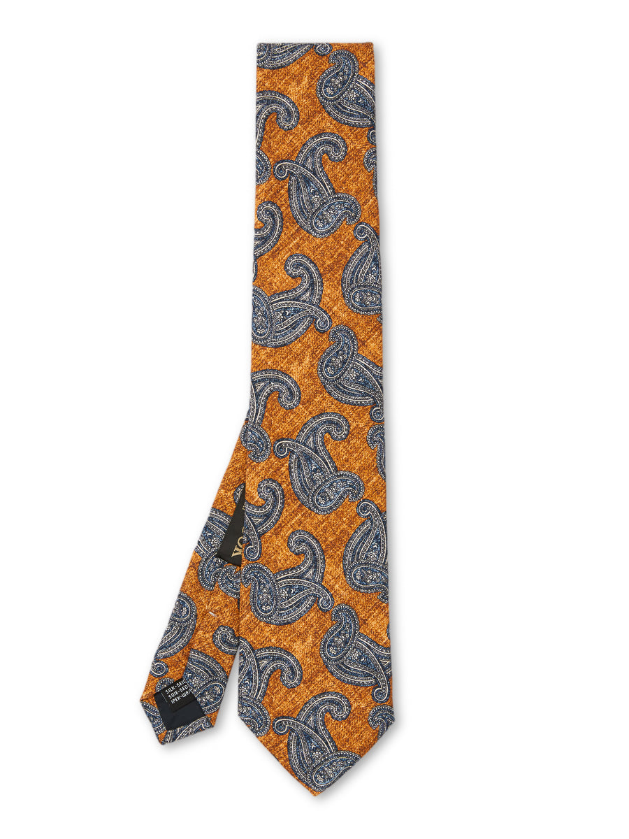Yellow Halworth Silk Tie