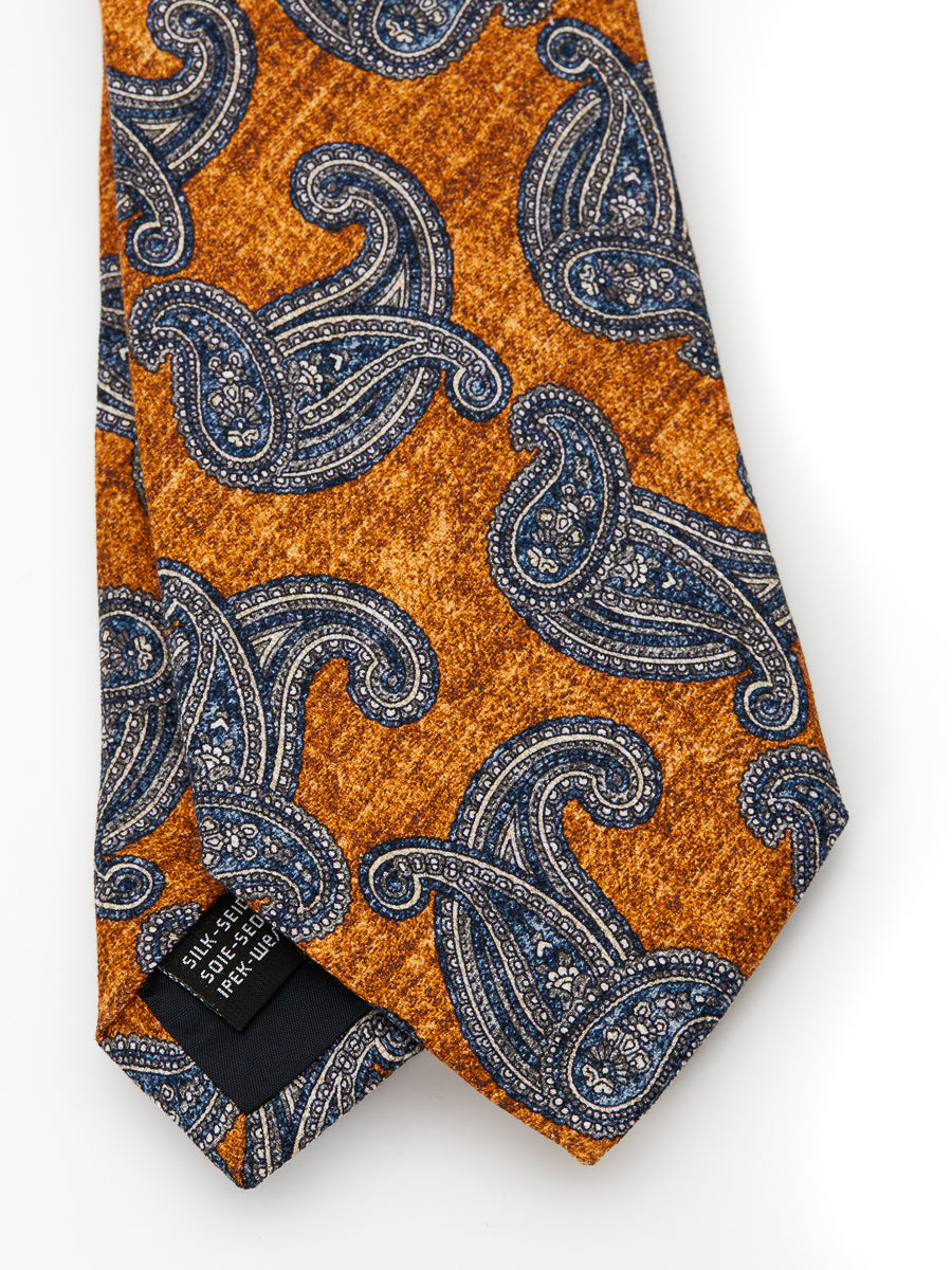Yellow Halworth Silk Tie
