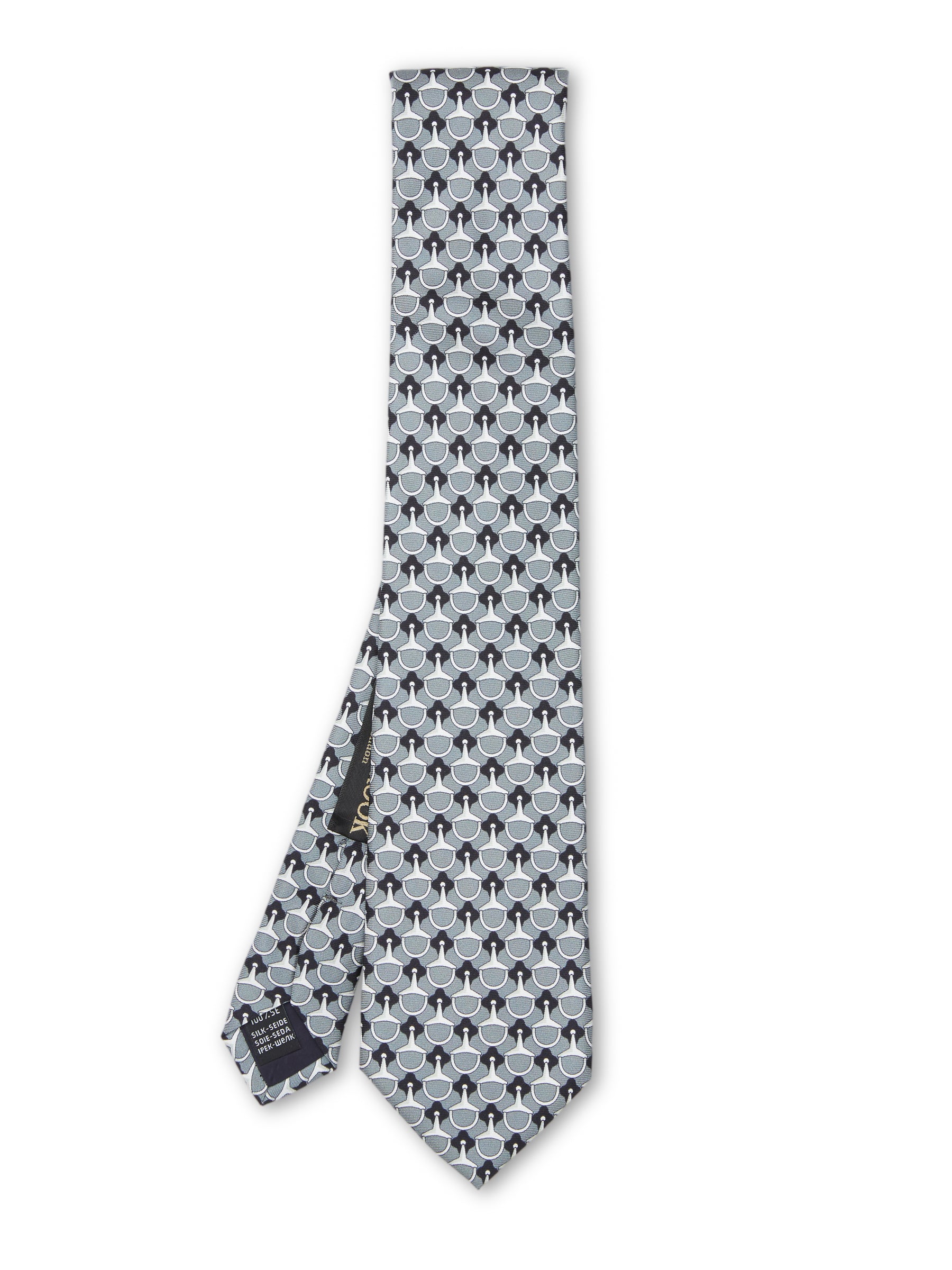 Grey Stirrup Tie