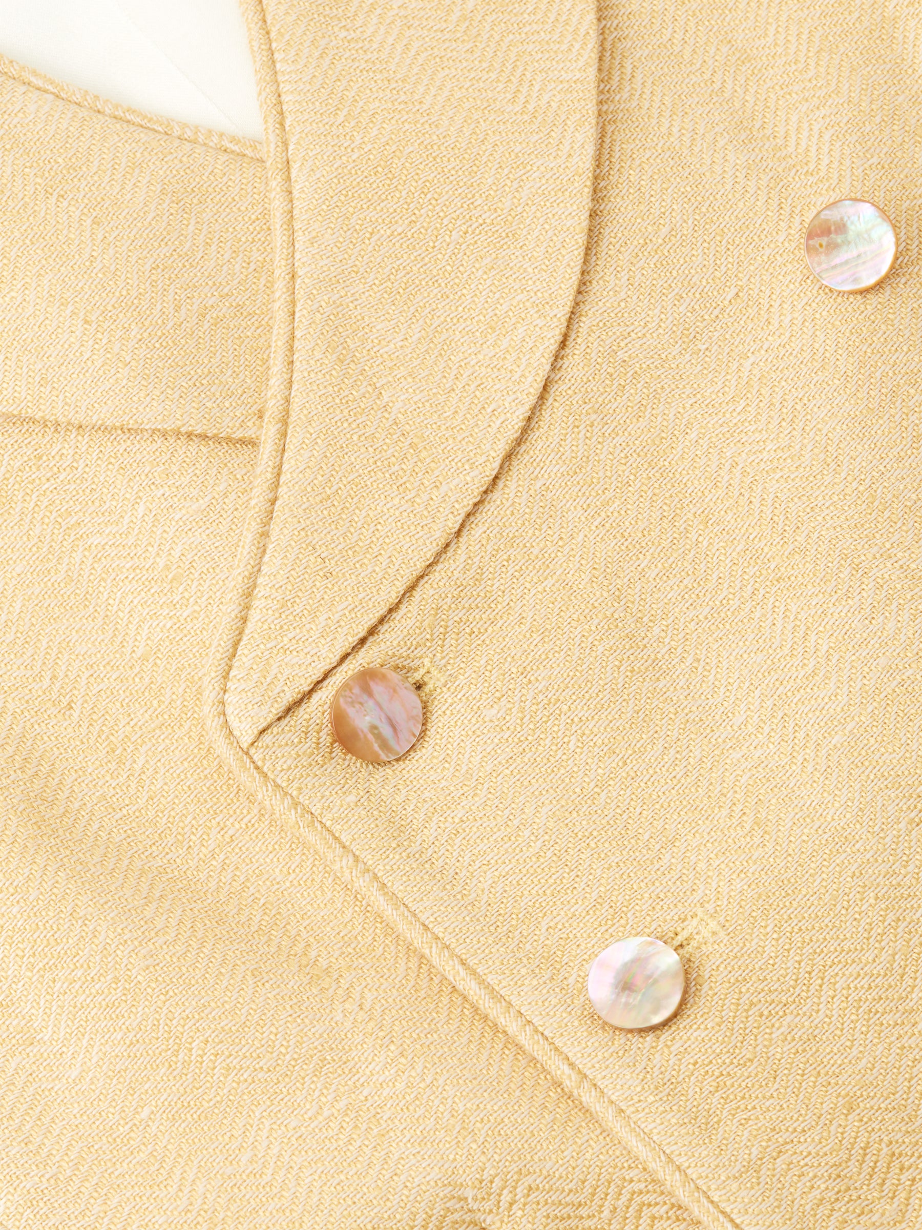 Sand Randwick Double Breasted Waistcoat with Piping