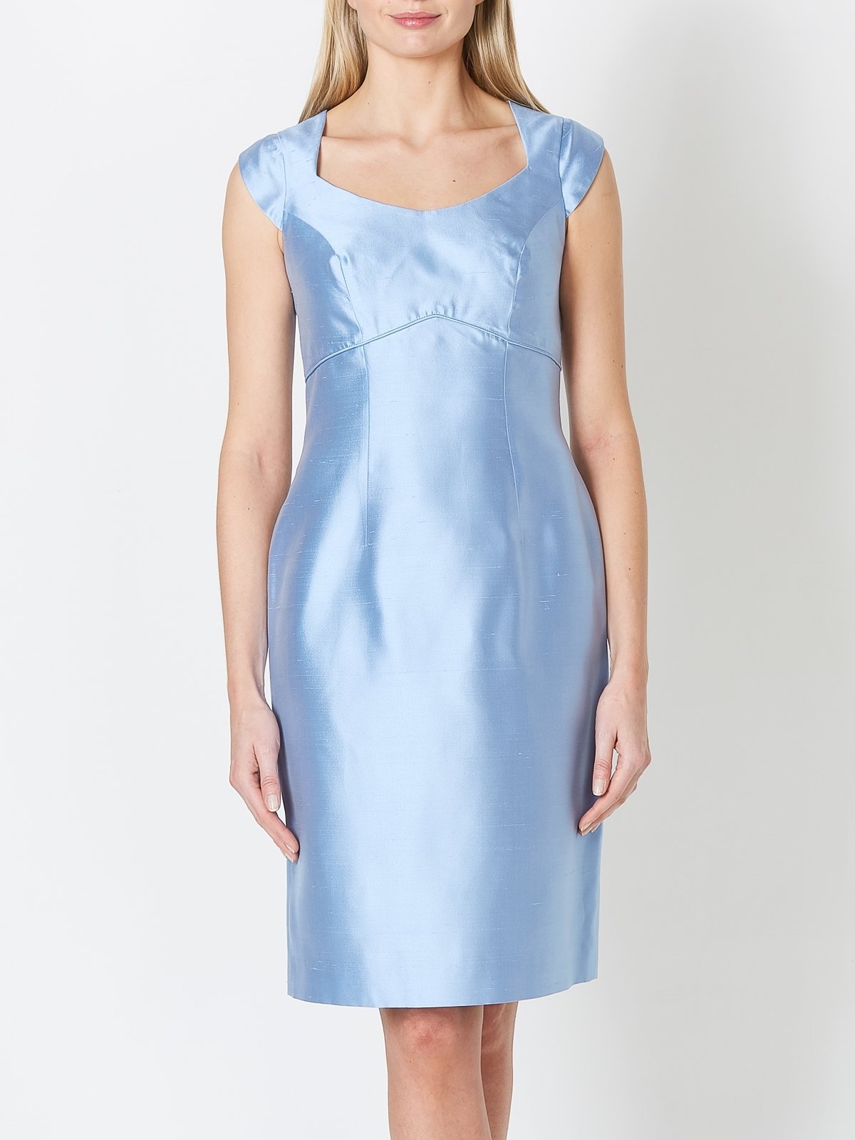 Silk shantung dress sale