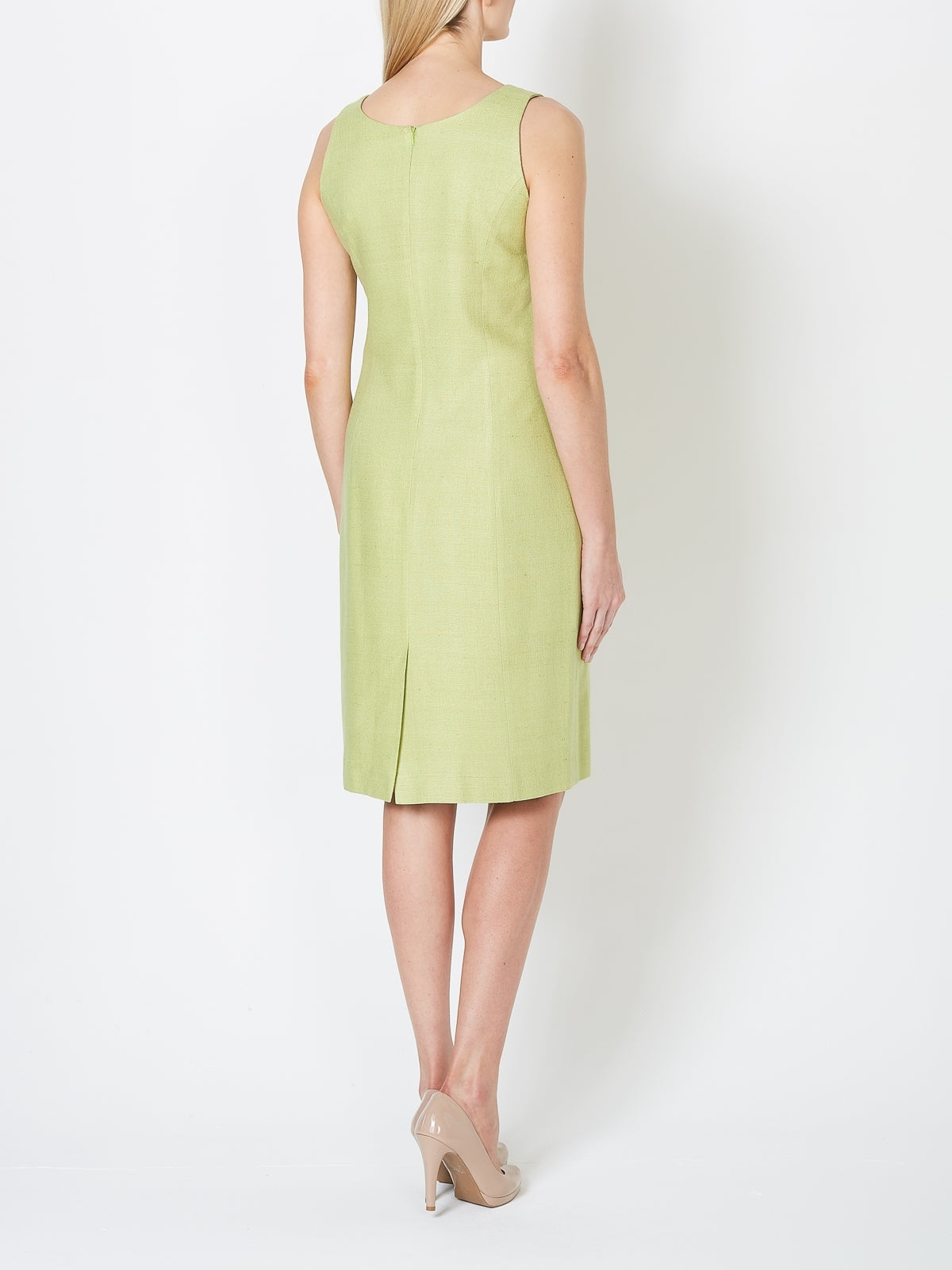 Shift Dress Eau De Nil Katmandu Silk