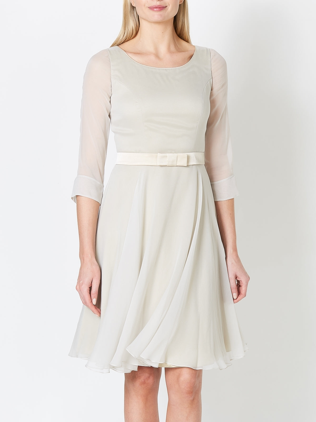 Plain silk dress outlet