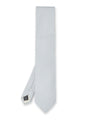Silver Windsor Silk Tie