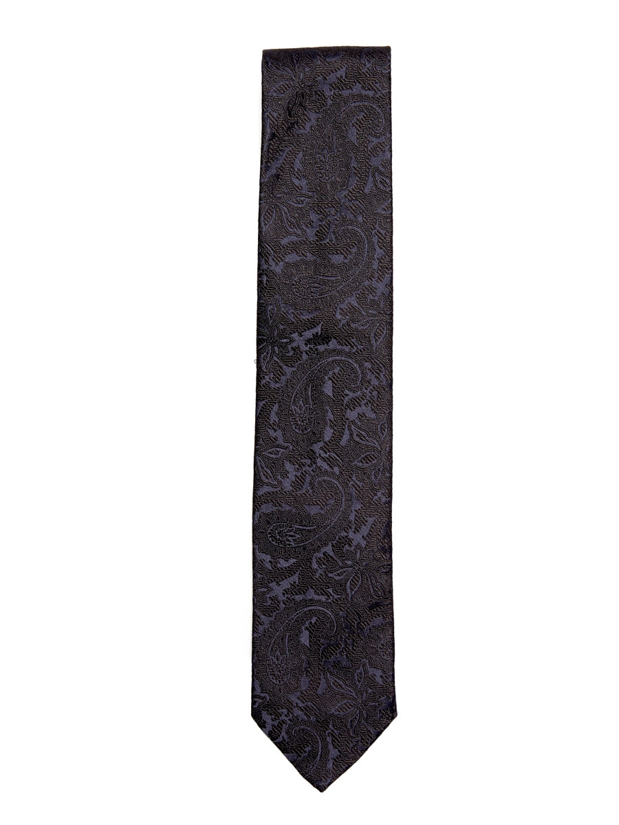 Navy Albert Silk Tie