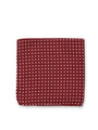 Albany Burgundy Silk Pocket Square