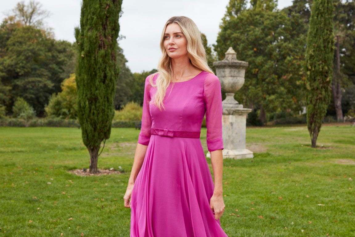 The Serena Circle Dress: A Study in Movement, Romance, and Silk