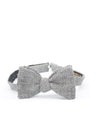 Charcoal Culcross Linen Bow Tie