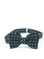 Green Pickwick Silk Bow Tie