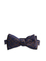 Brown Chevron Cotton Bow Tie