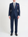 Navy Compton Herringbone Unlined Cooper Jacket