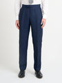 Navy Compton Herringbone Cooper Trouser
