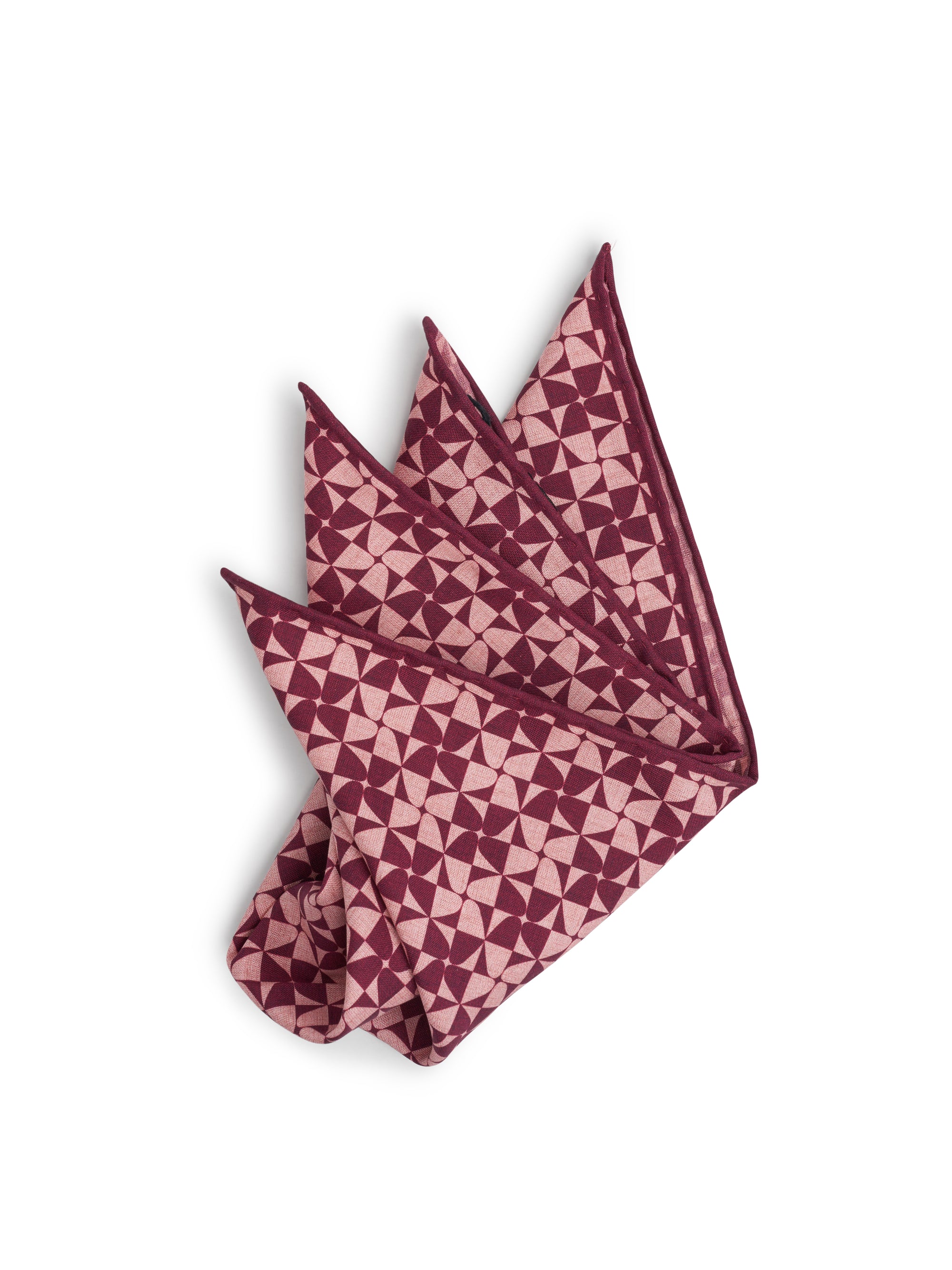 Pink Westbourne Silk Pocket Square