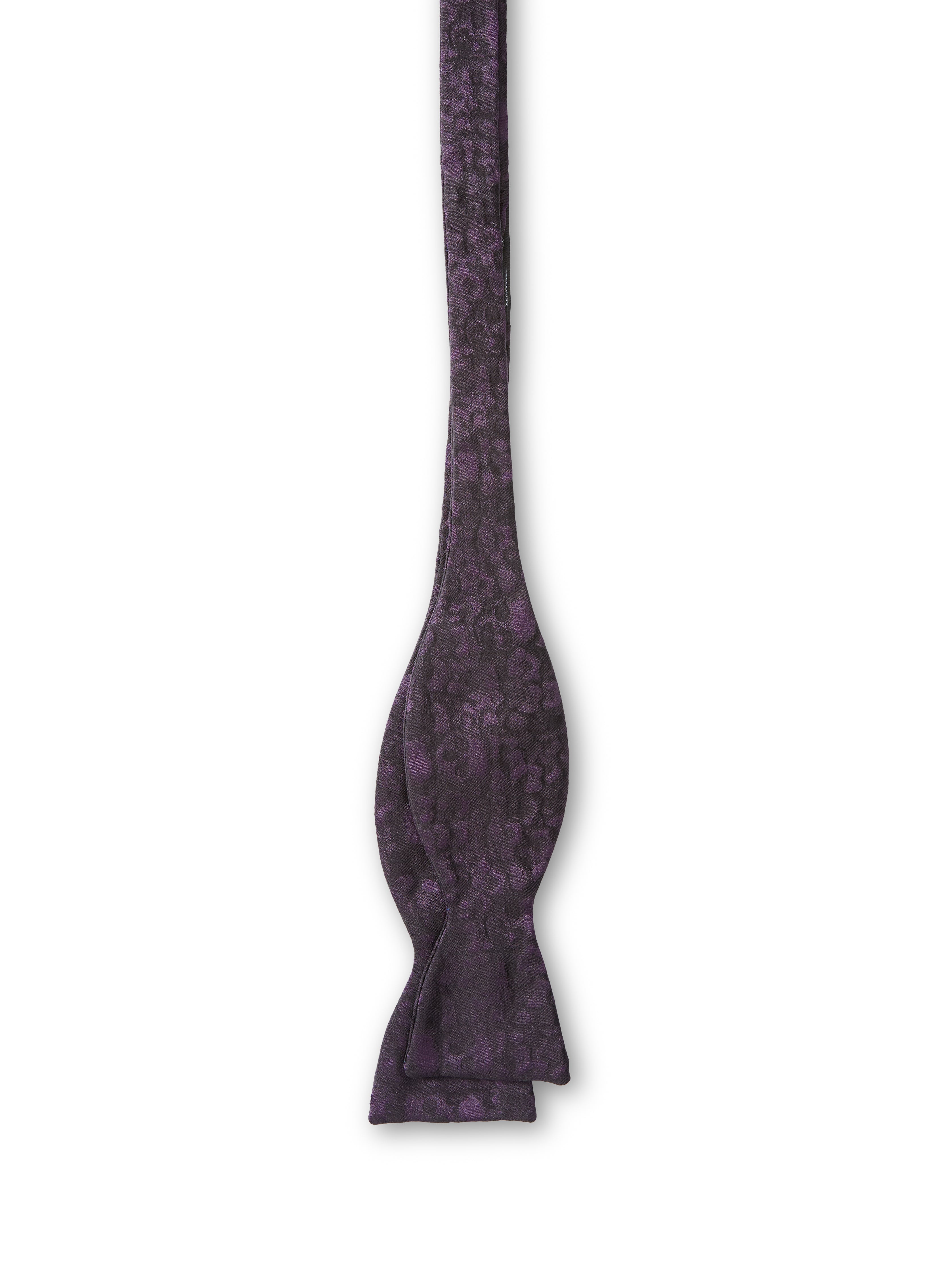 Purple Skulls Silk Bow Tie