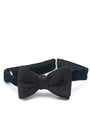 Sapphire Blue Velvet Bow Tie