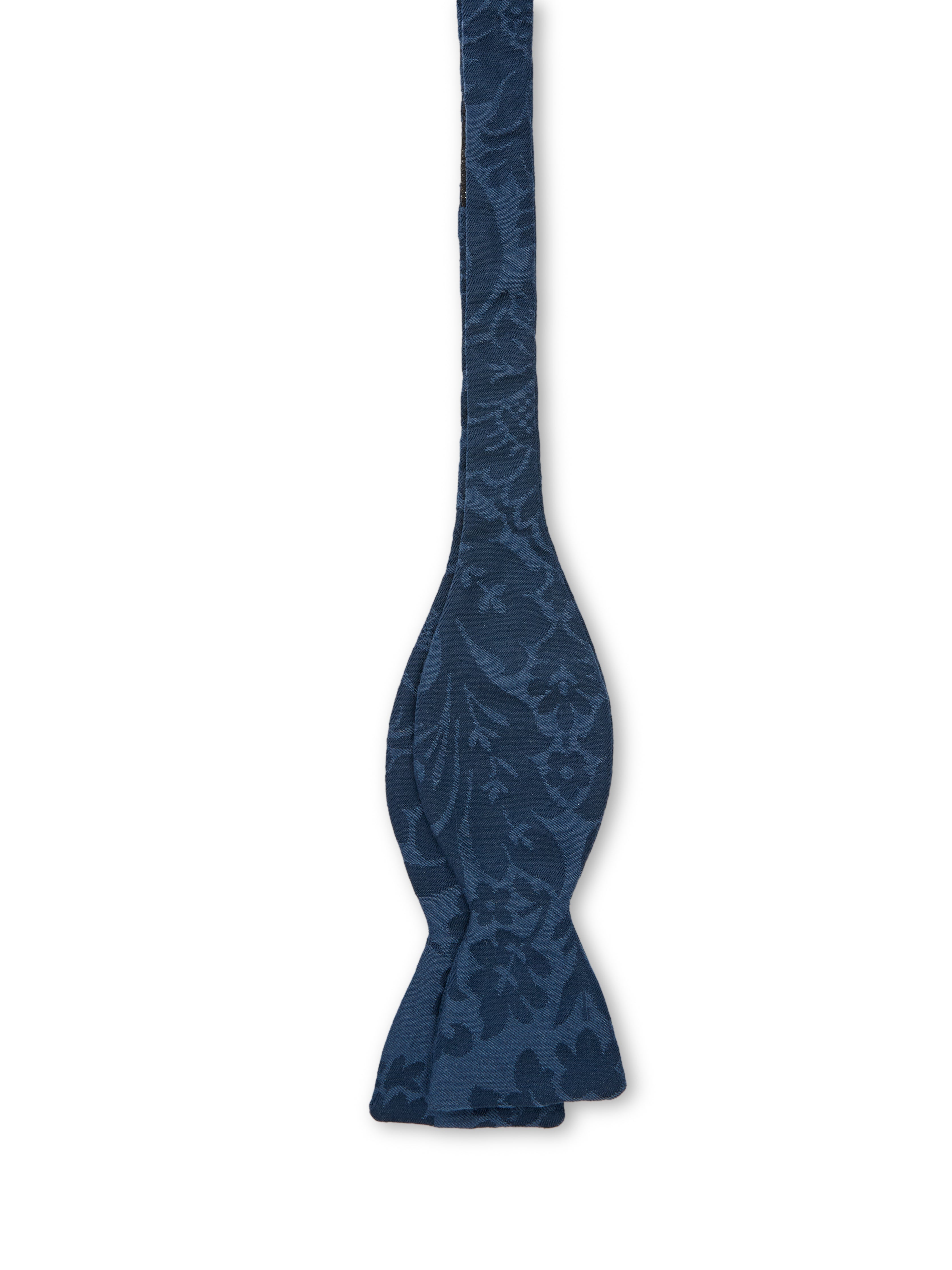 Midnight Amazon Silk Bow Tie