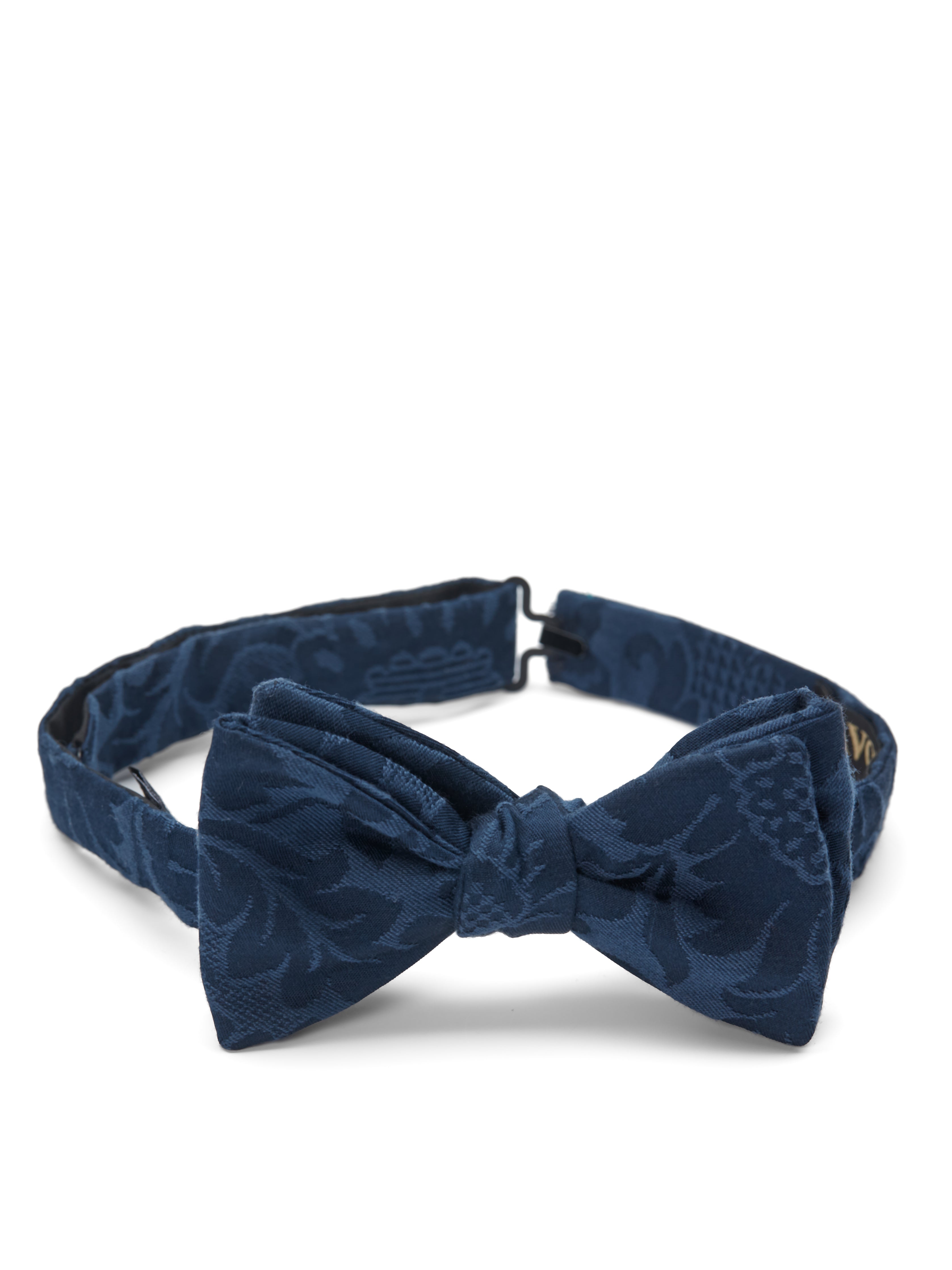Midnight Amazon Silk Bow Tie
