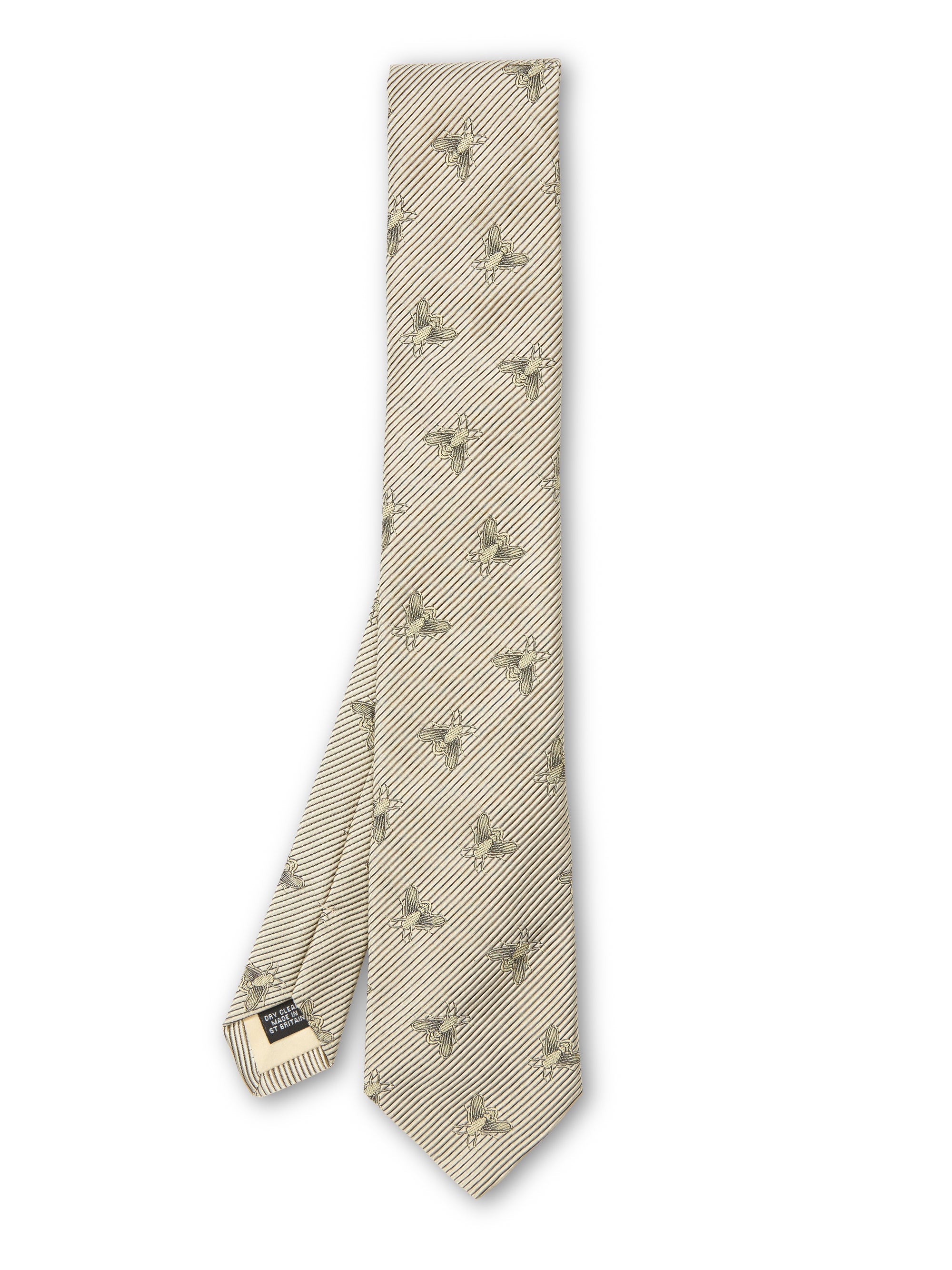 Champagne Bees Silk Tie