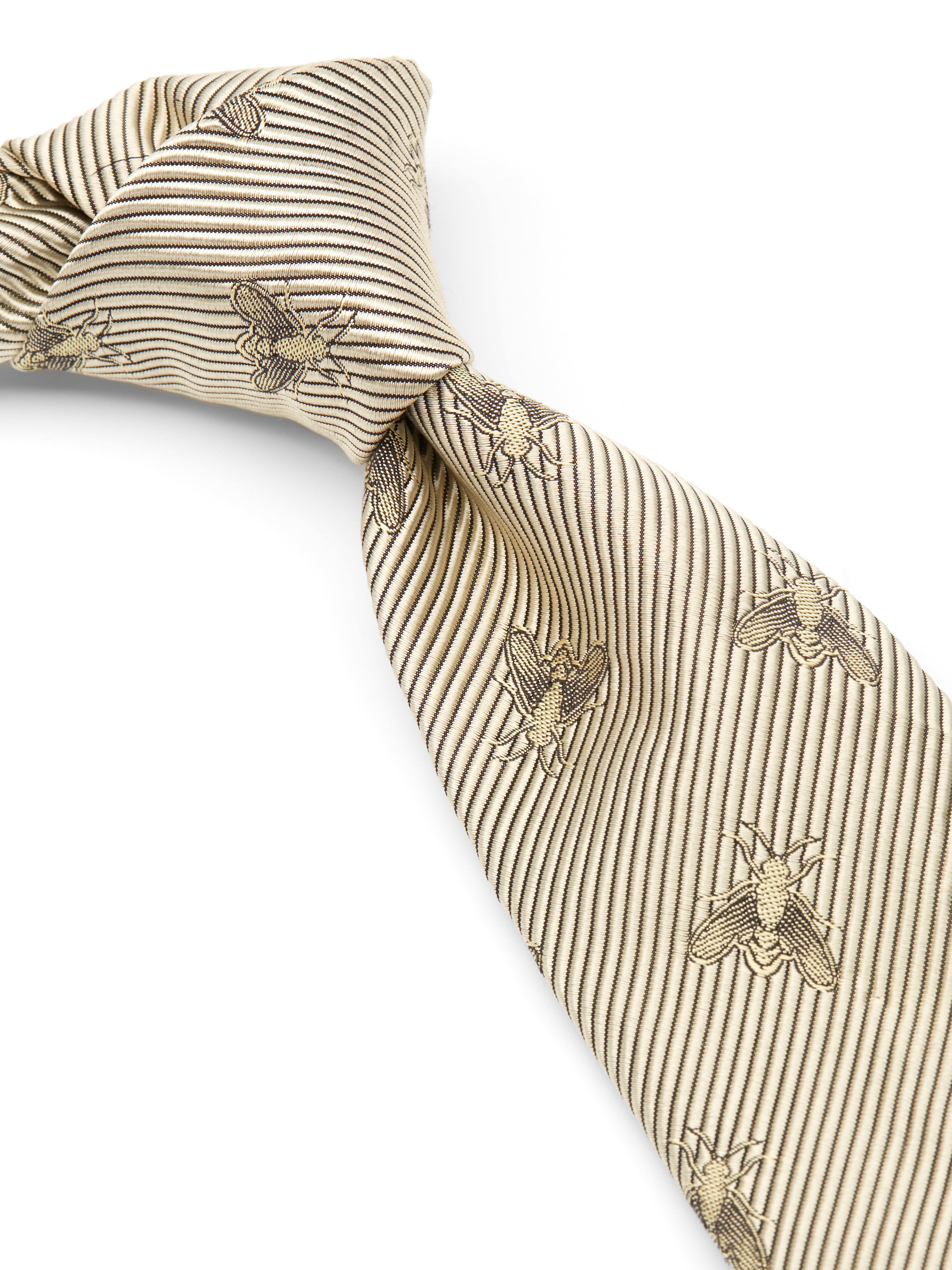 Champagne Bees Silk Tie