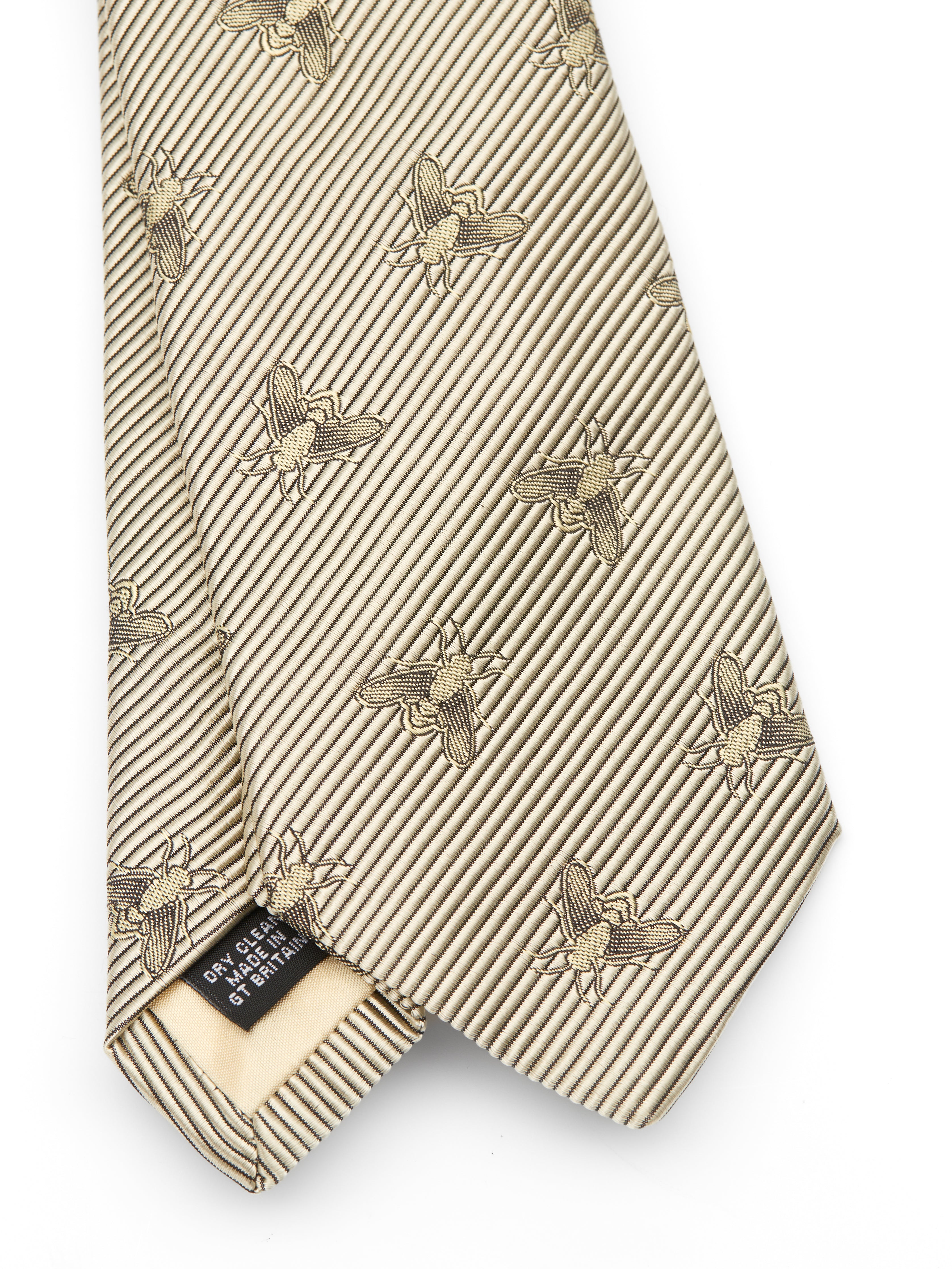 Champagne Bees Silk Tie