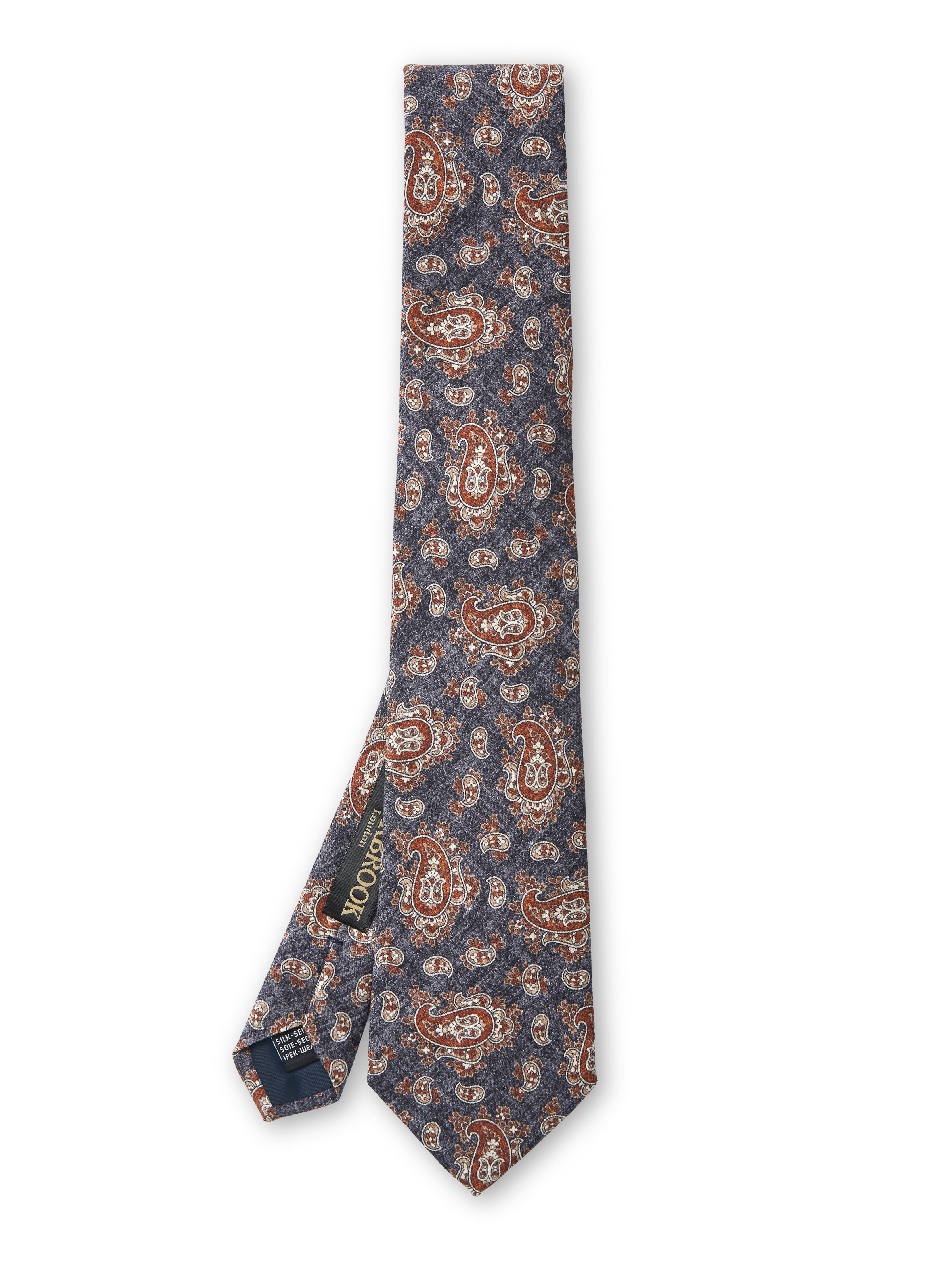 Navy Hoyland Silk Tie