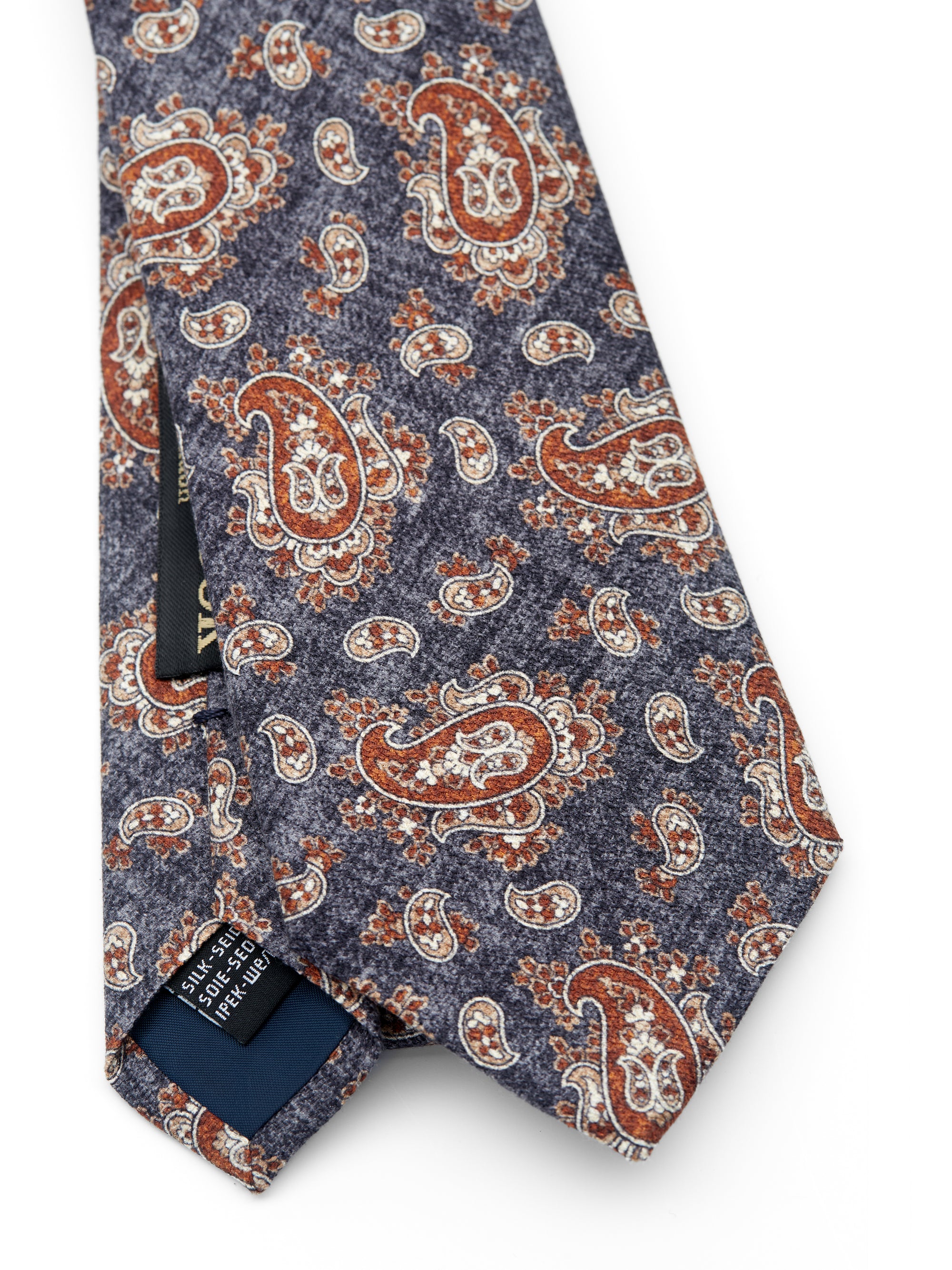 Navy Hoyland Silk Tie