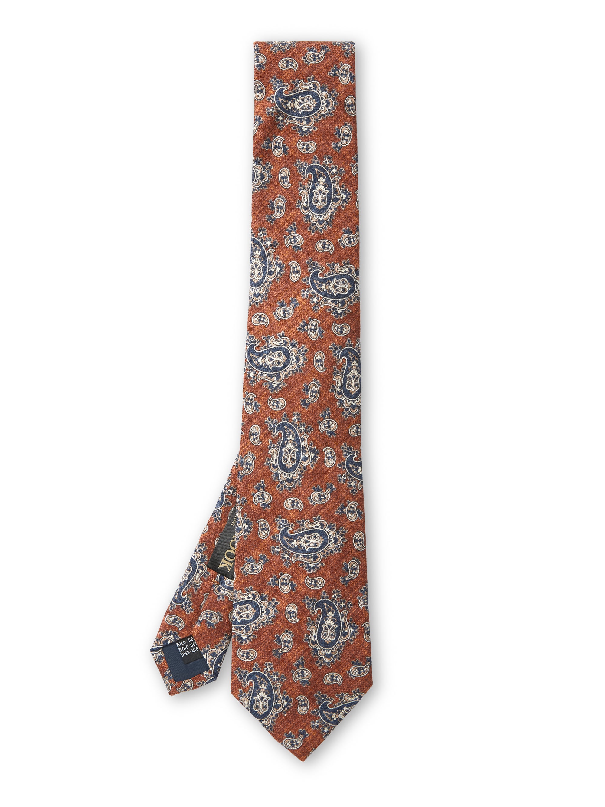 Rust Hoyland Silk Tie