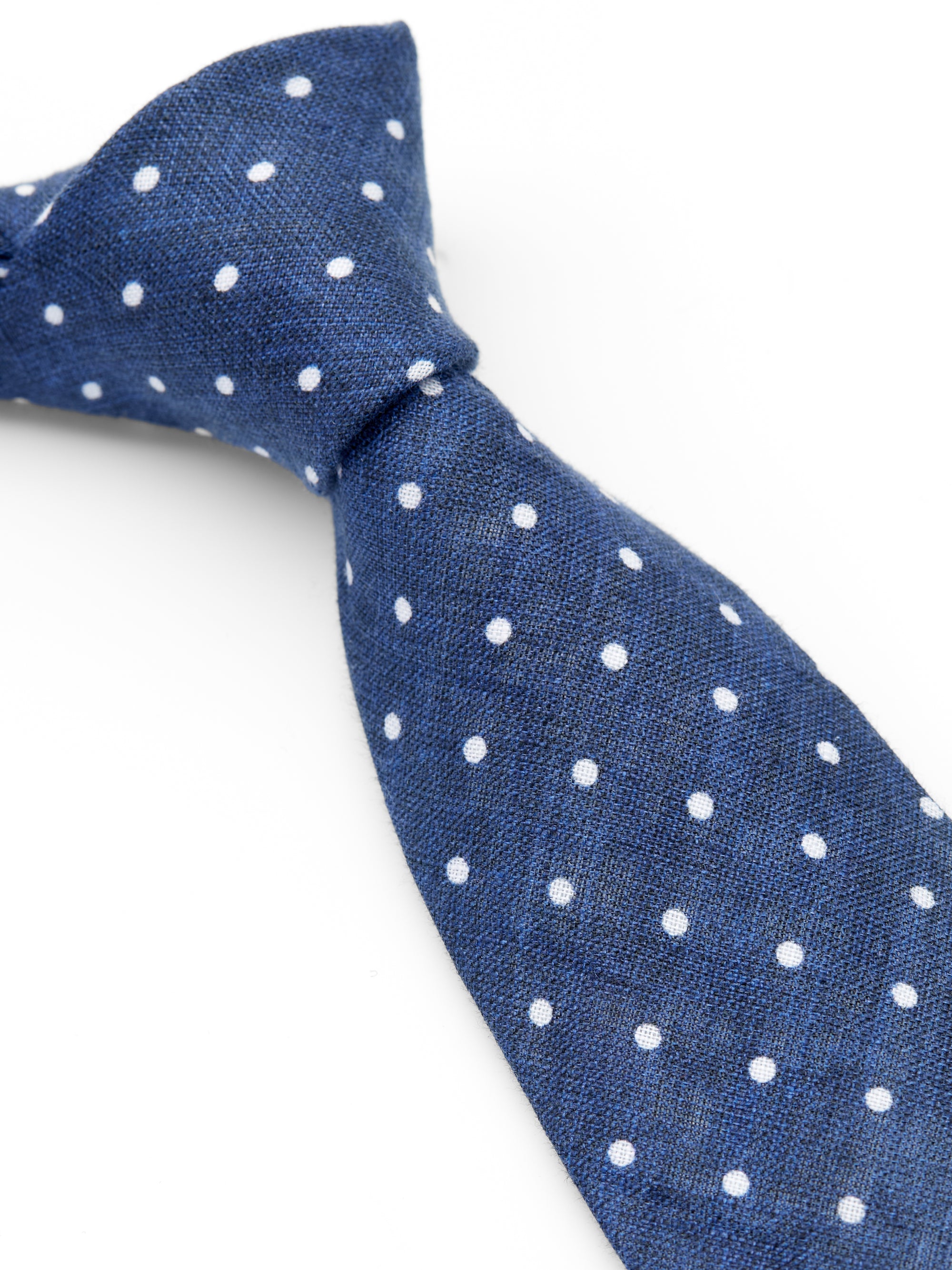 Navy Spot Milford Tie