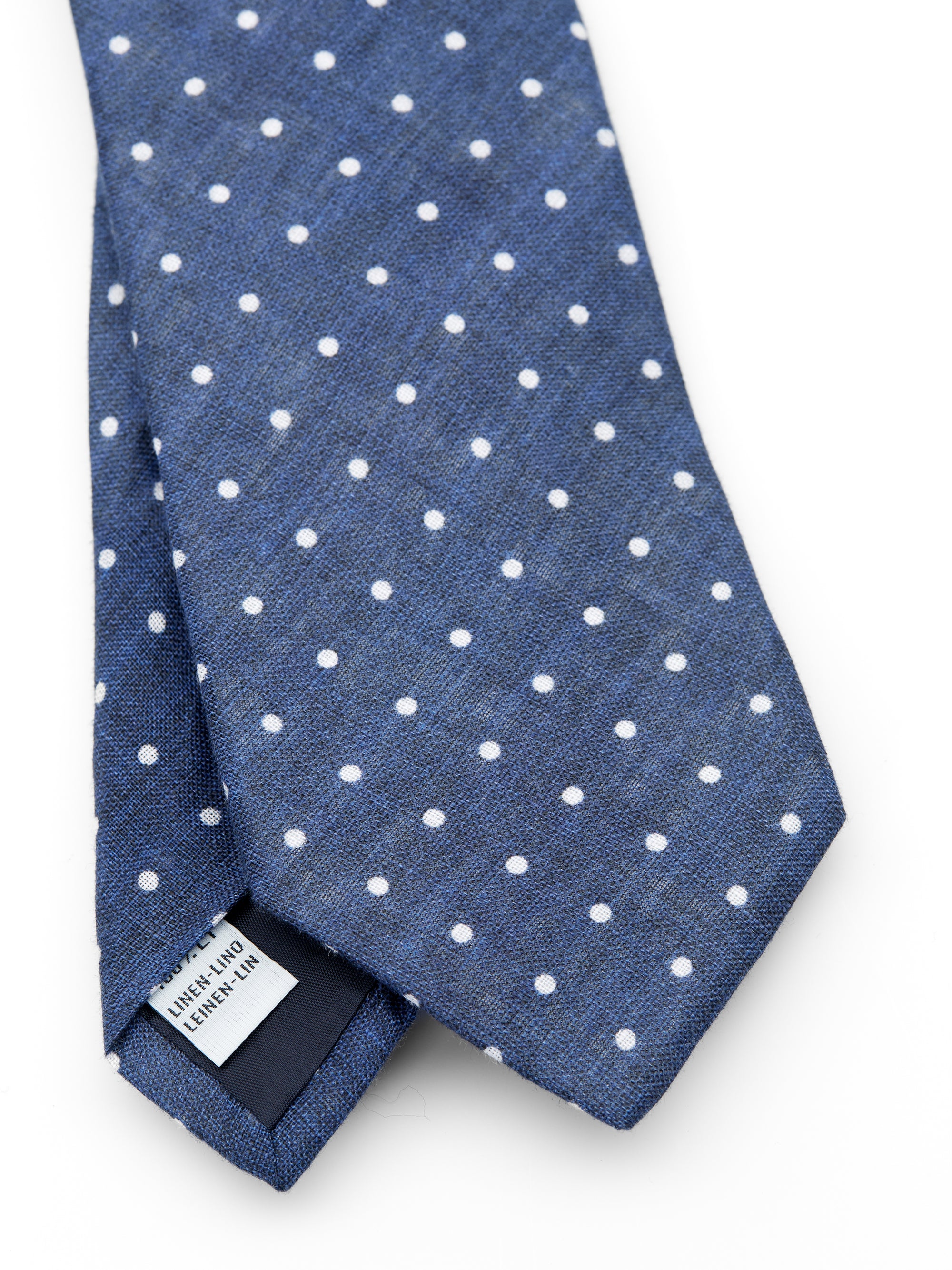 Navy Spot Milford Tie