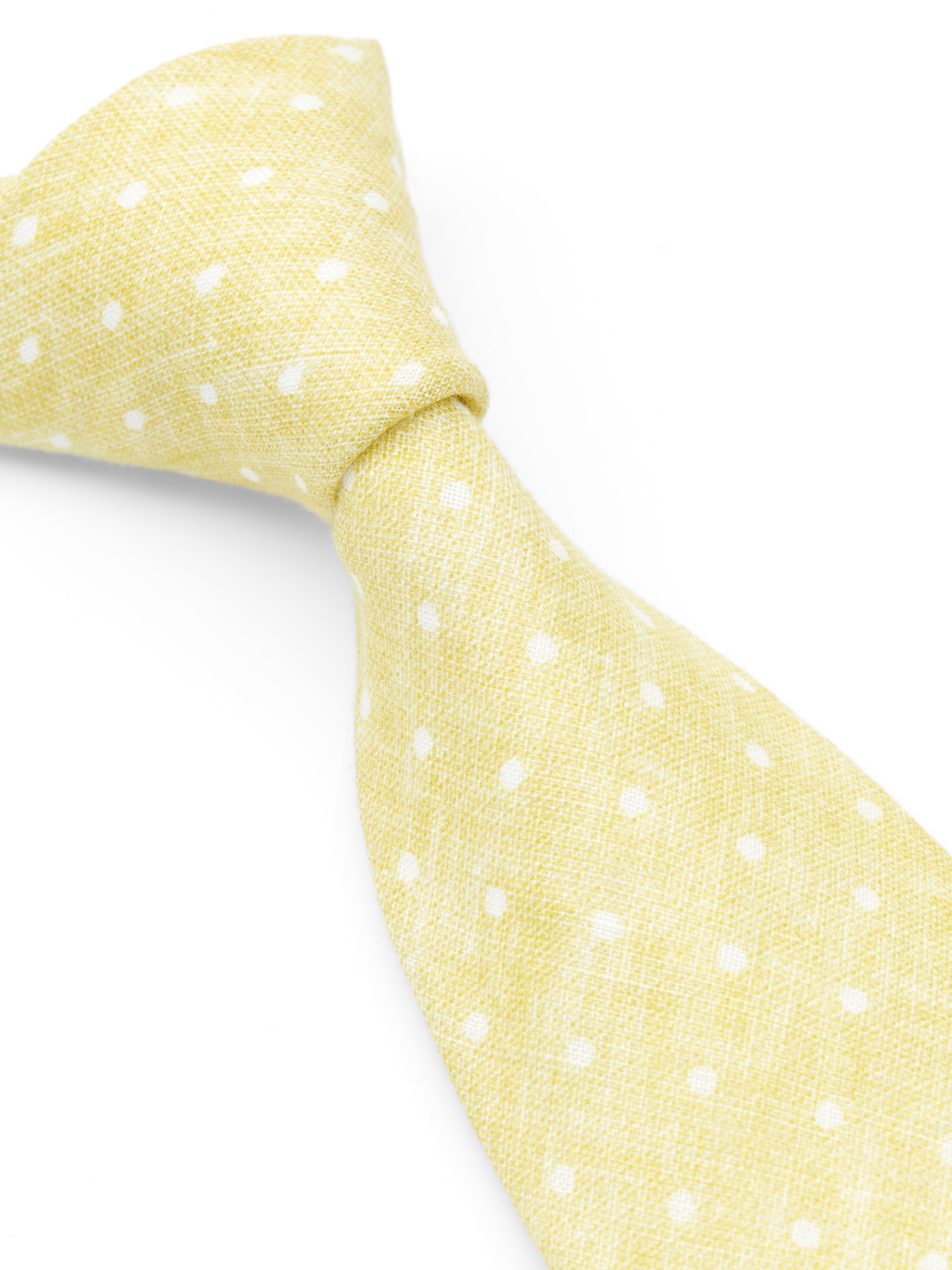 Yellow Spot Milford Tie