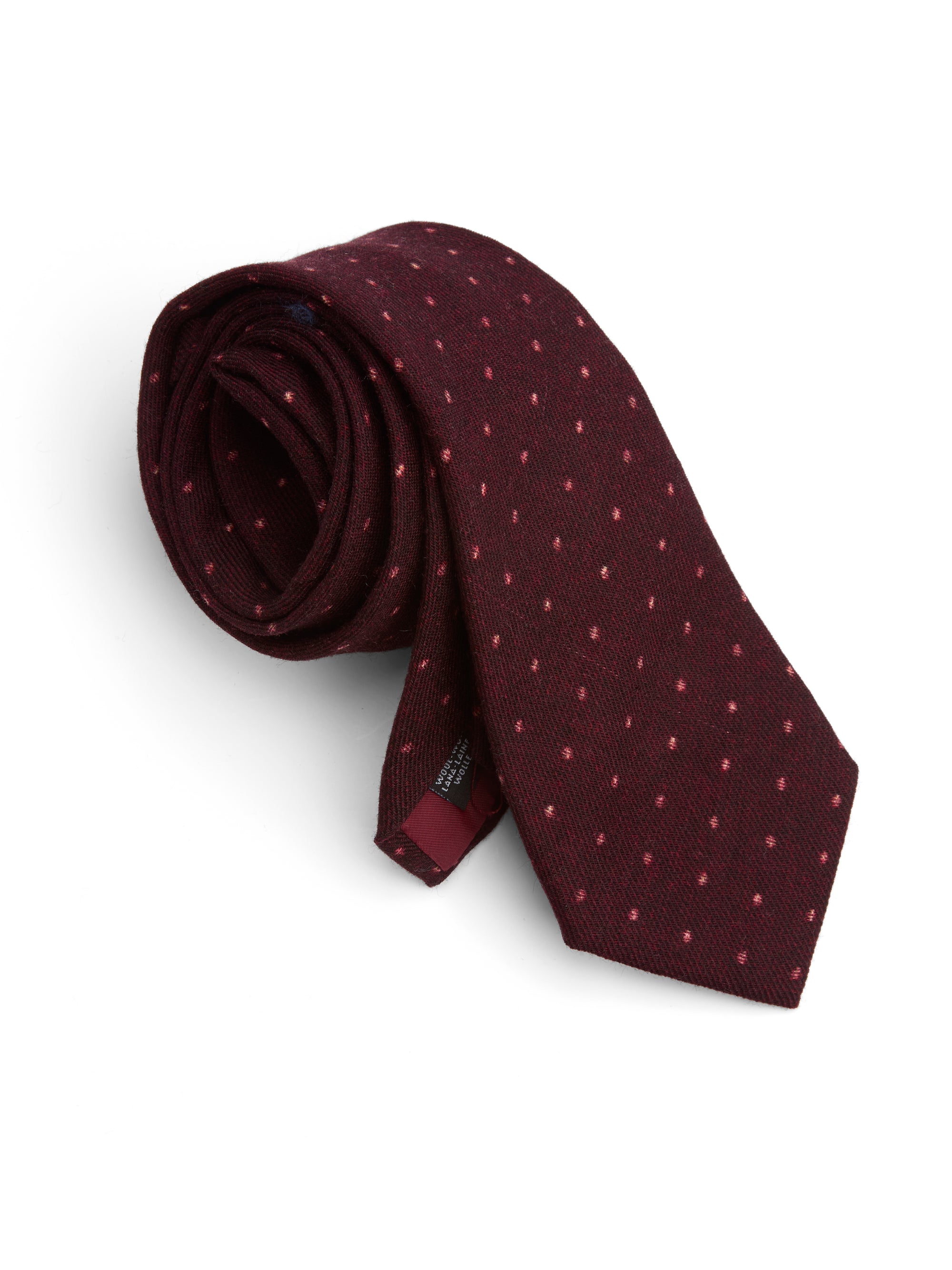 Burgundy Beddingham Wool Tie