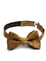 Gold Heathcote Paisley Cotton/Silk Bow Tie