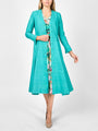 Savoy Coat Jade Katmandu Silk Tasar