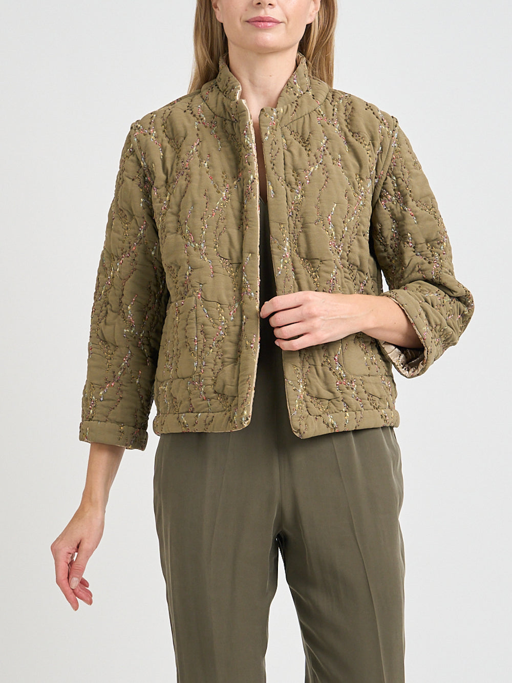 Balham Jacket Gold Sheringham Padded Metallic