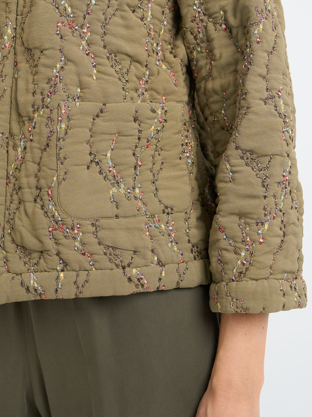 Balham Jacket Gold Sheringham Padded Metallic