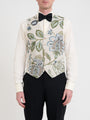 Blue/Green Claremont Single Breasted Waistcoat