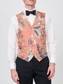 Pink Fulford Single Breasted 6 Button Waistcoat
