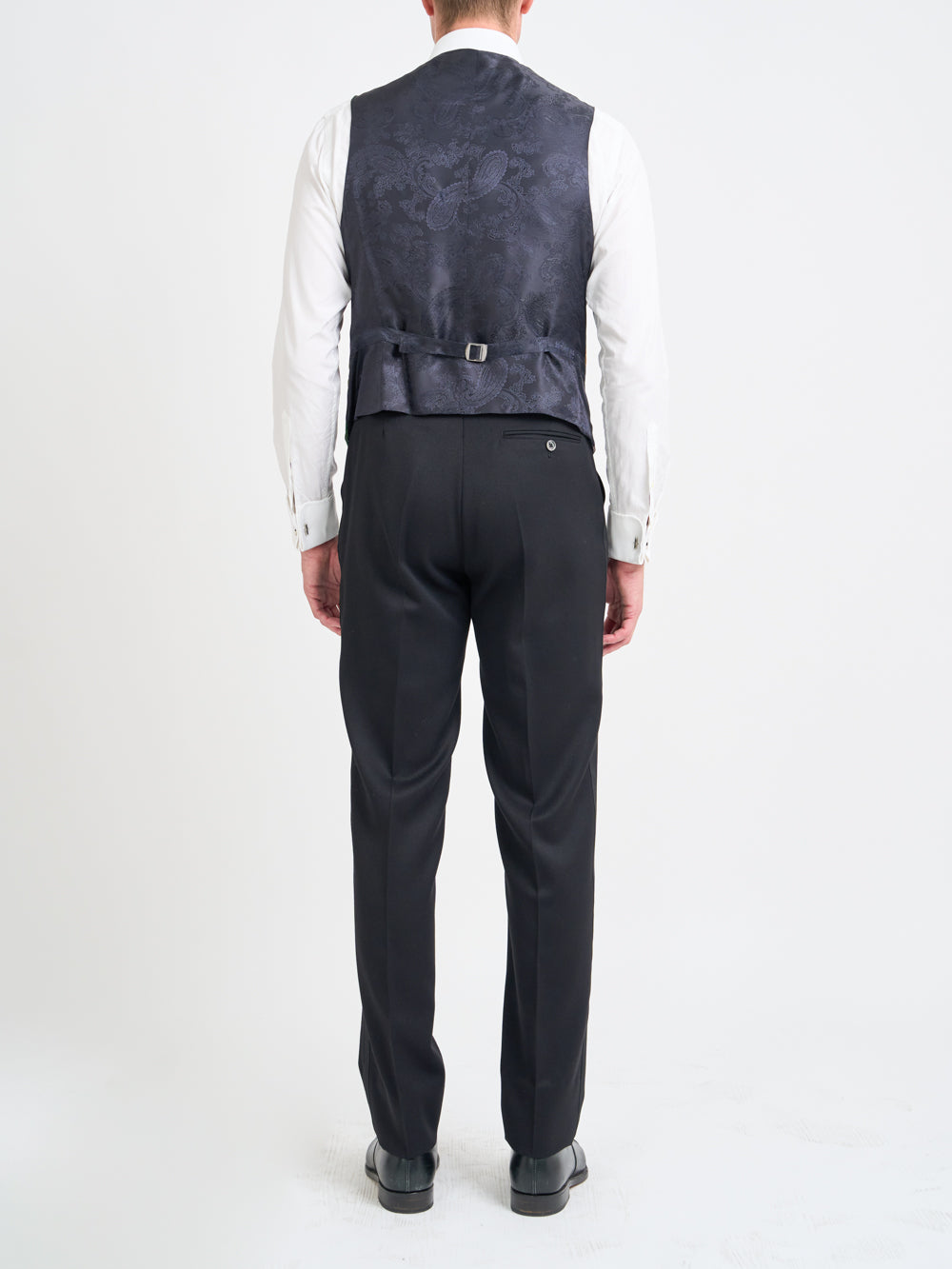 Multi Idris Floral Velvet Cotton Single Breasted Waistcoat