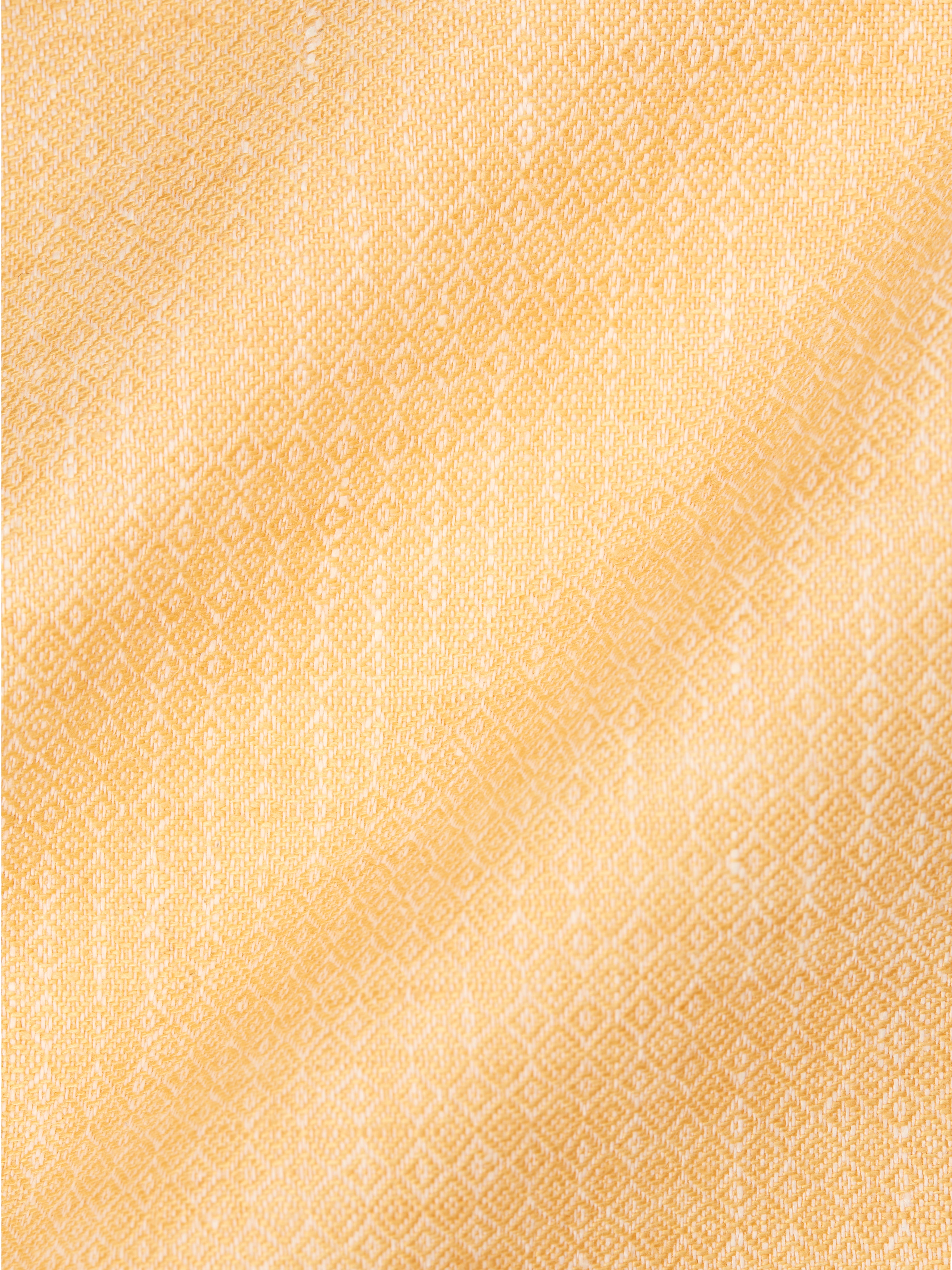 Canary Yellow Alnwick Herringbone Double-Breasted 8-button Shawl Lapel Waistcoat