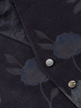 Midnight Grantham Single-Breasted 6-Button Waistcoat
