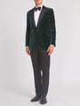 Racing Green Velvet Cotton Dinner Jacket