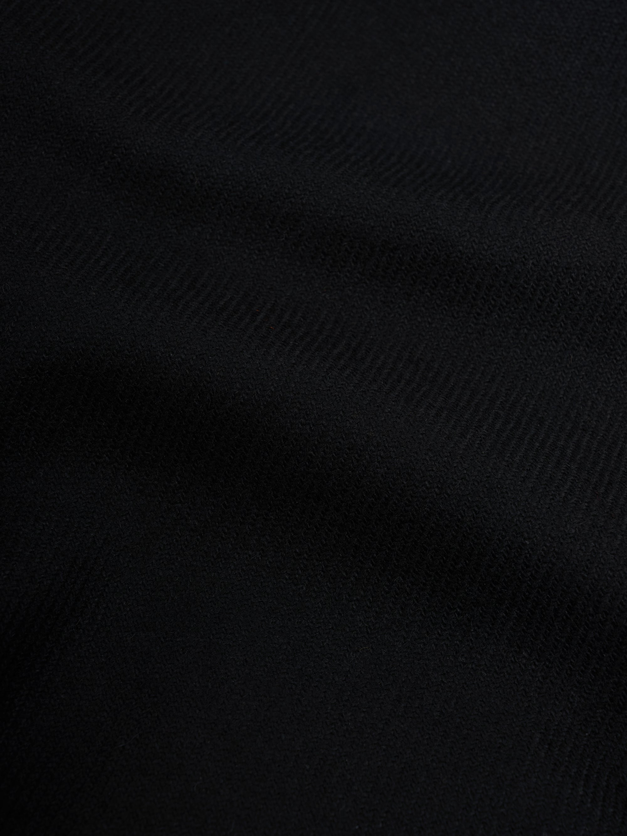 Black Seaton Cashmere Nehru Jacket