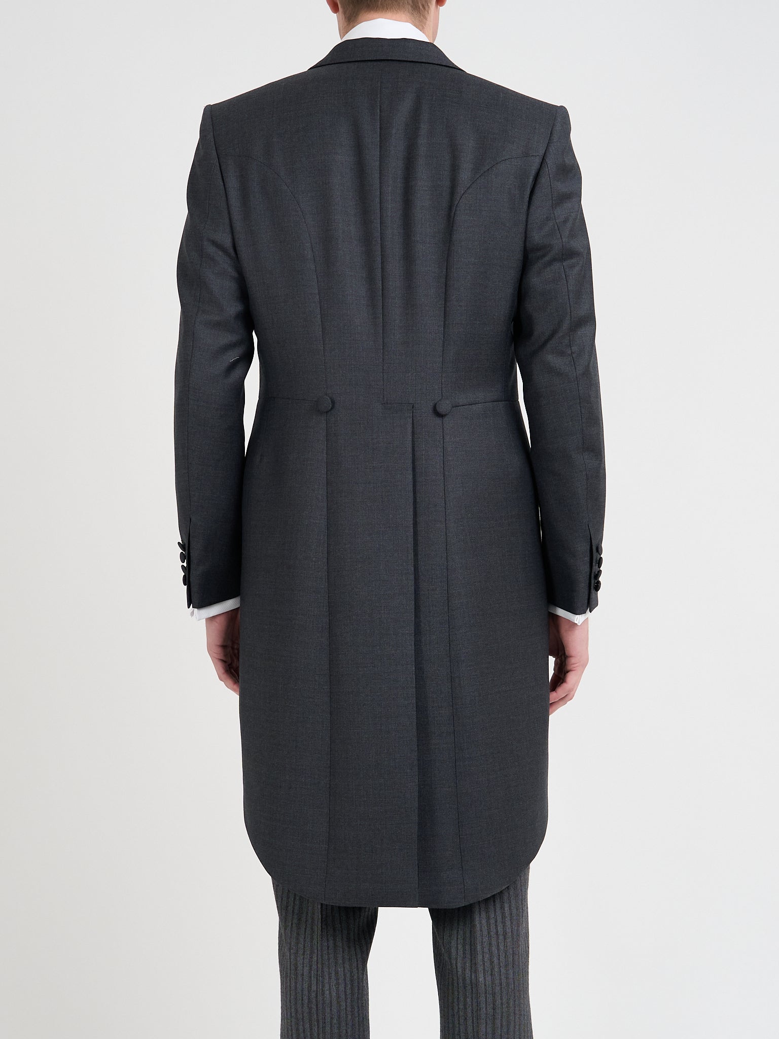 Charcoal Furlong Wool Morning Coat