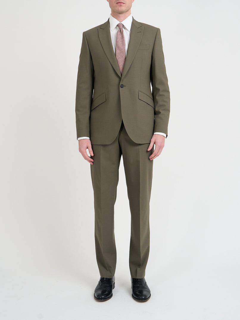 Olive Parker Wool Newport Jacket