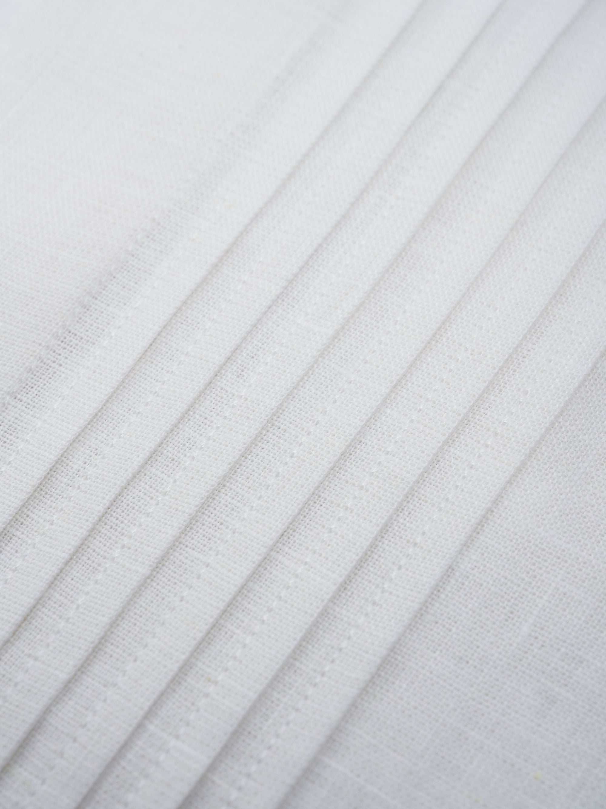 White Bridford Linen Pintuck Dress Shirt