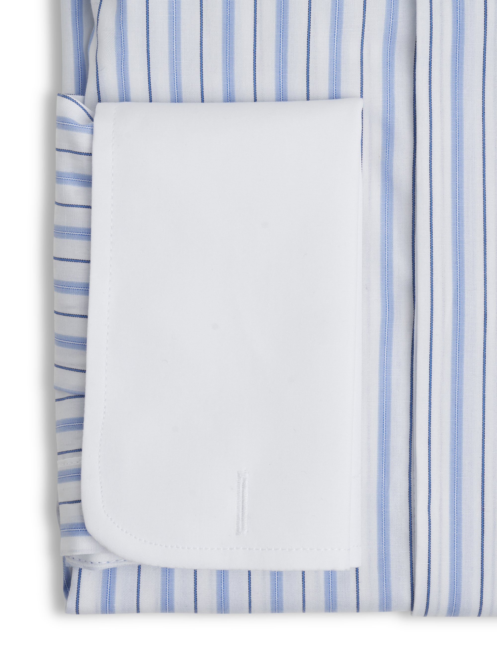 White Stripe/White Steed Cotton Gatsby Shirt