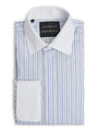 White Stripe/White Steed Cotton Gatsby Shirt