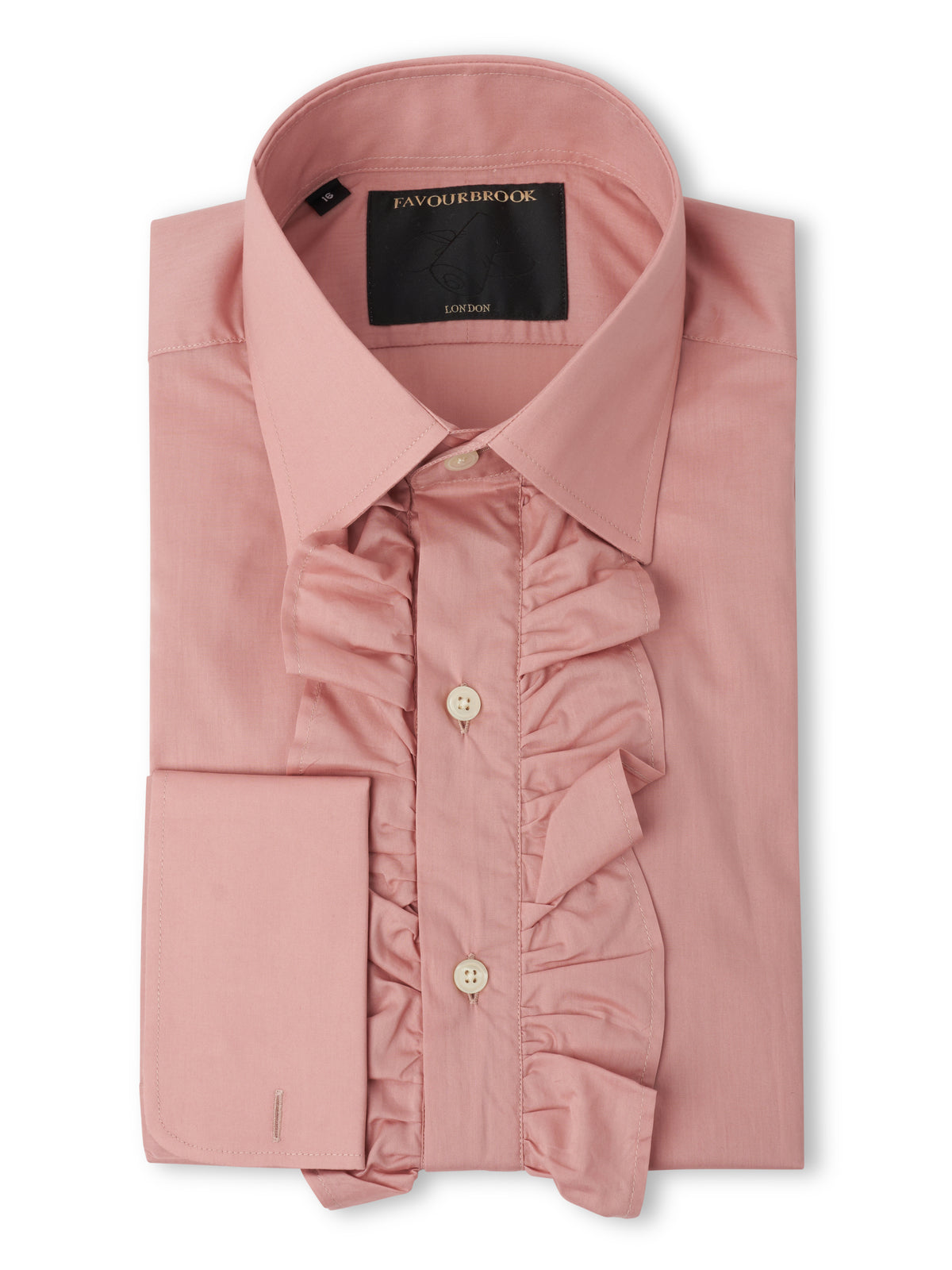 Blush Pink Stanfield Cotton Large Frill Shirt – Favourbrook