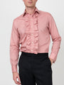 Blush Pink Stanfield Cotton Large Frill Shirt